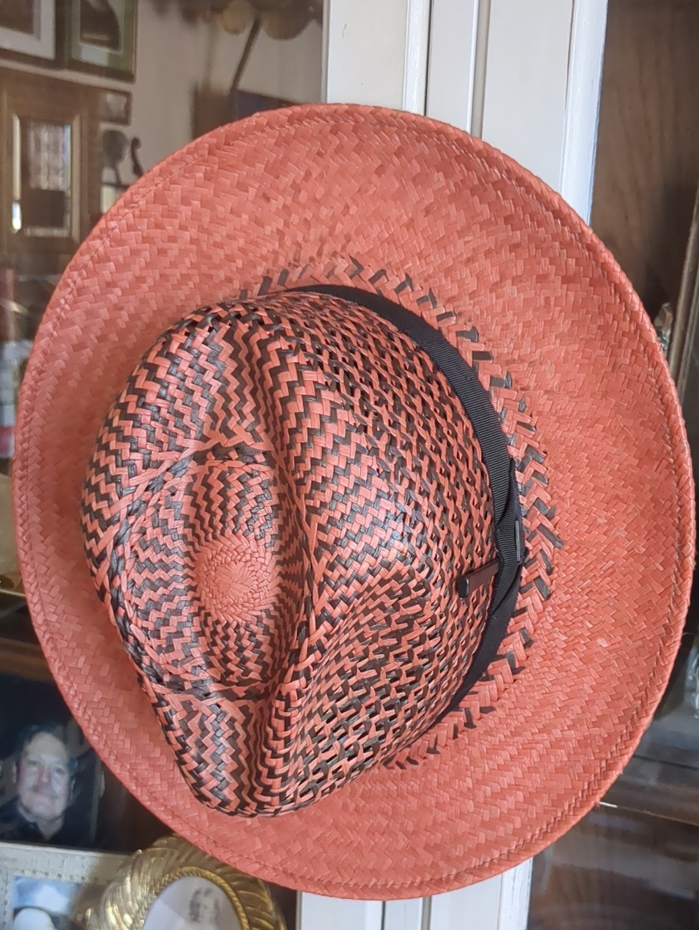 ~Bailey's Of Hollywood Unisex Coral Palm Leaf Fedora